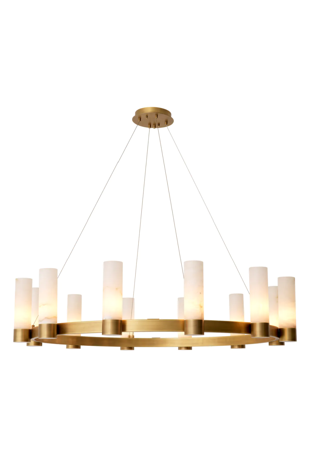 Alabaster Cylinders Chandelier | Eichholtz Castro | Oroa.com