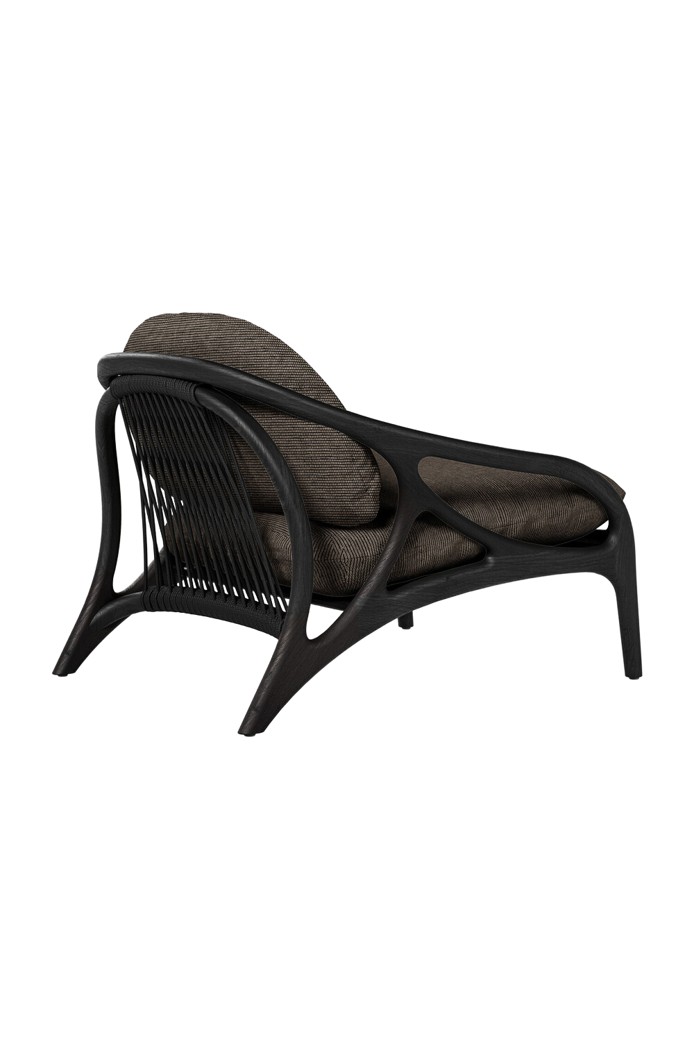 Varnished Teak Outdoor Lounge Chair | Morpho By Tomorrowland Vime | Oroa.com