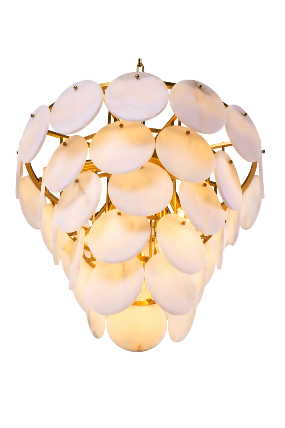 Tiered Alabaster Chandelier | Eichholtz Clementina | Oroa.com