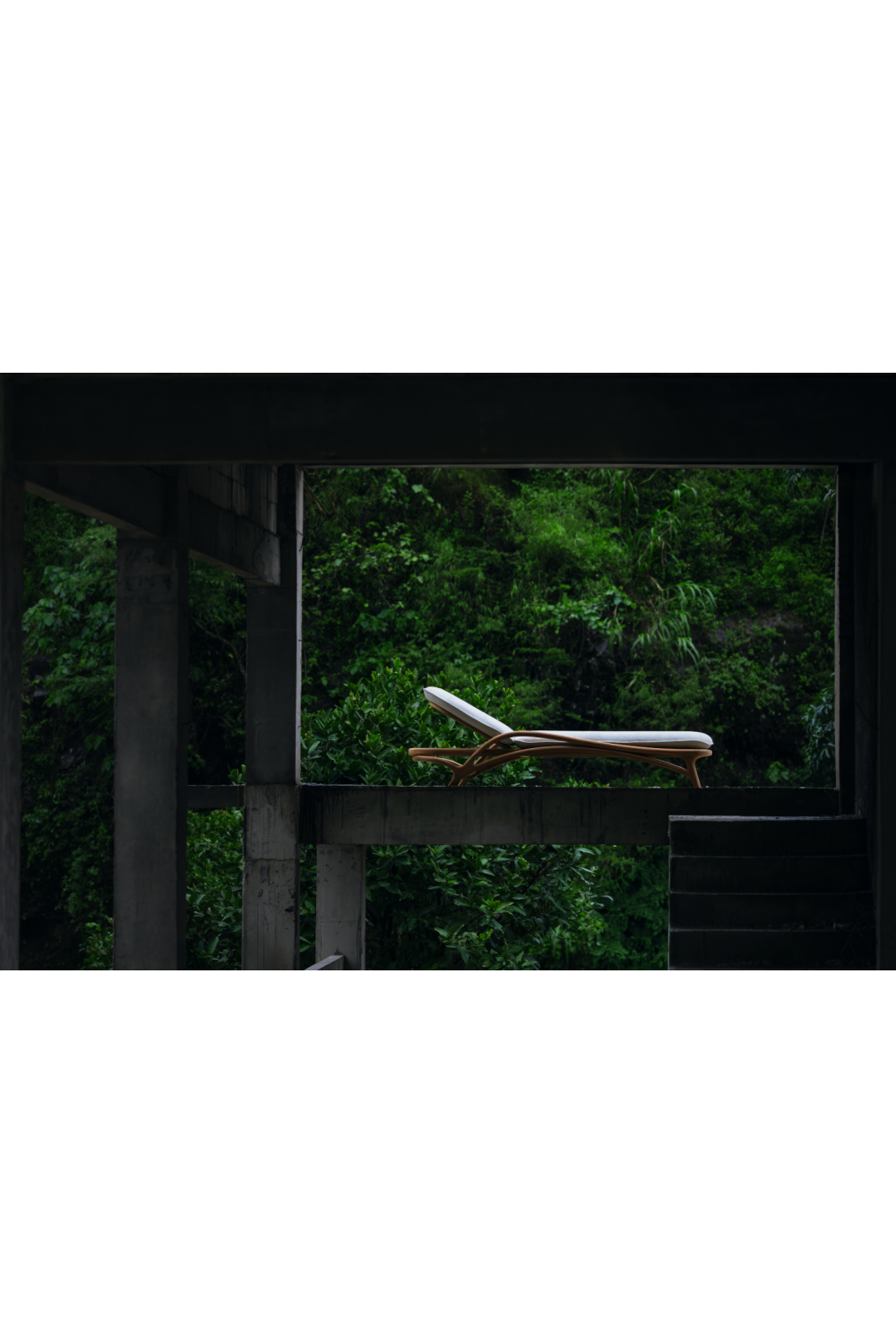 Adjustable Teak Outdoor Lounger | Morpho By Tomorrowland Zen | Oroa.com