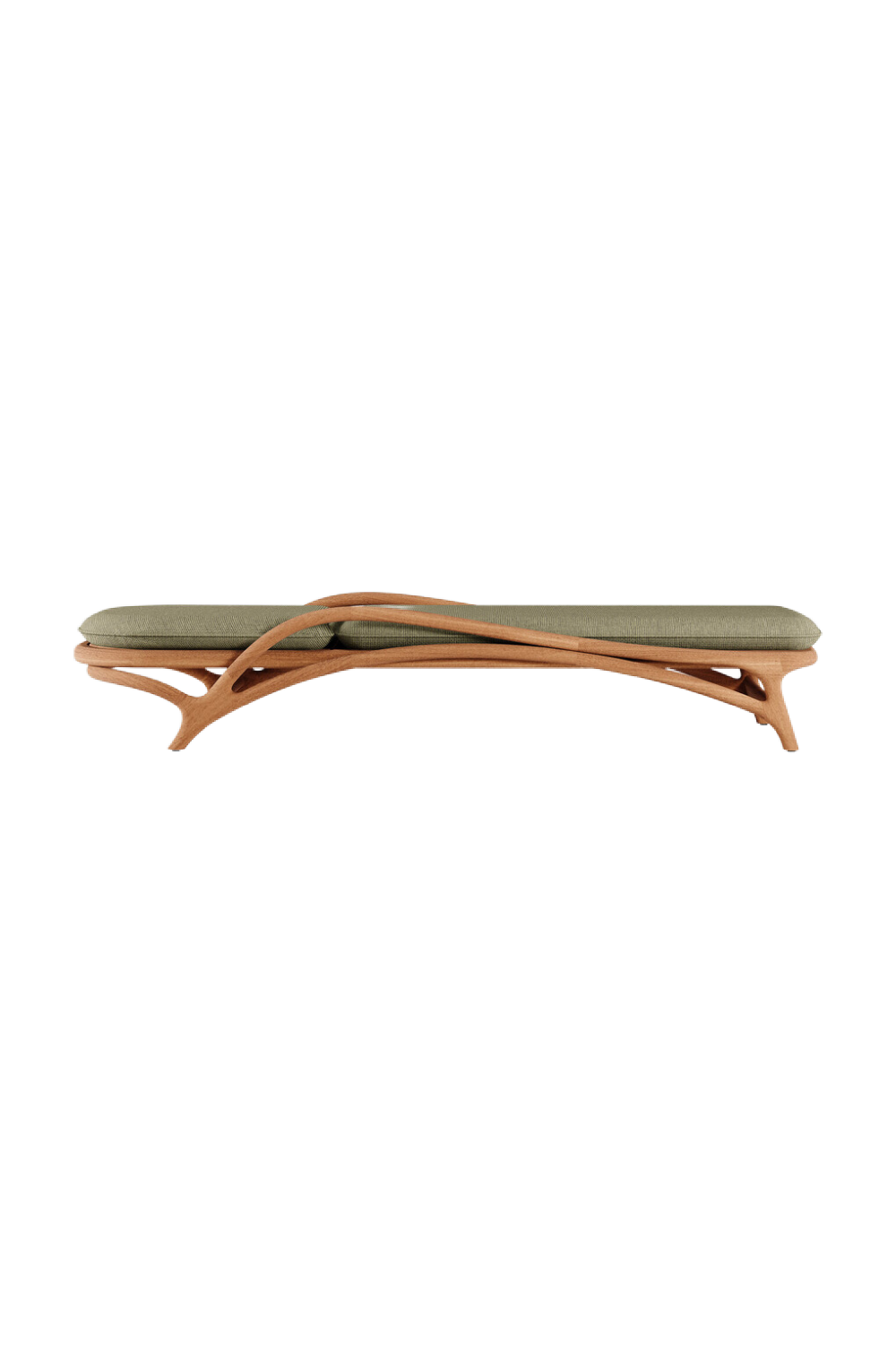 Adjustable Teak Outdoor Lounger | Morpho By Tomorrowland Zen | Oroa.com