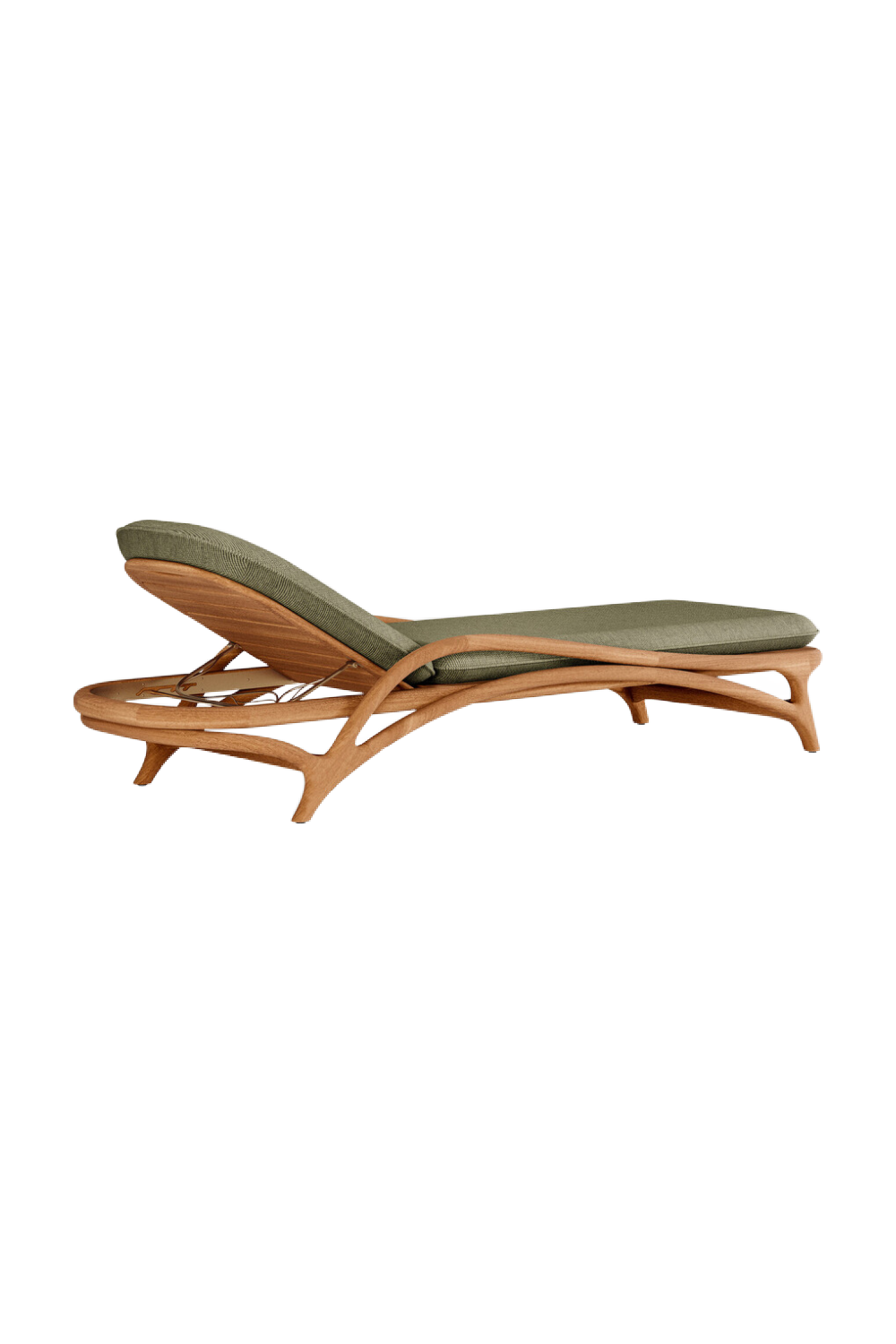 Adjustable Teak Outdoor Lounger | Morpho By Tomorrowland Zen | Oroa.com