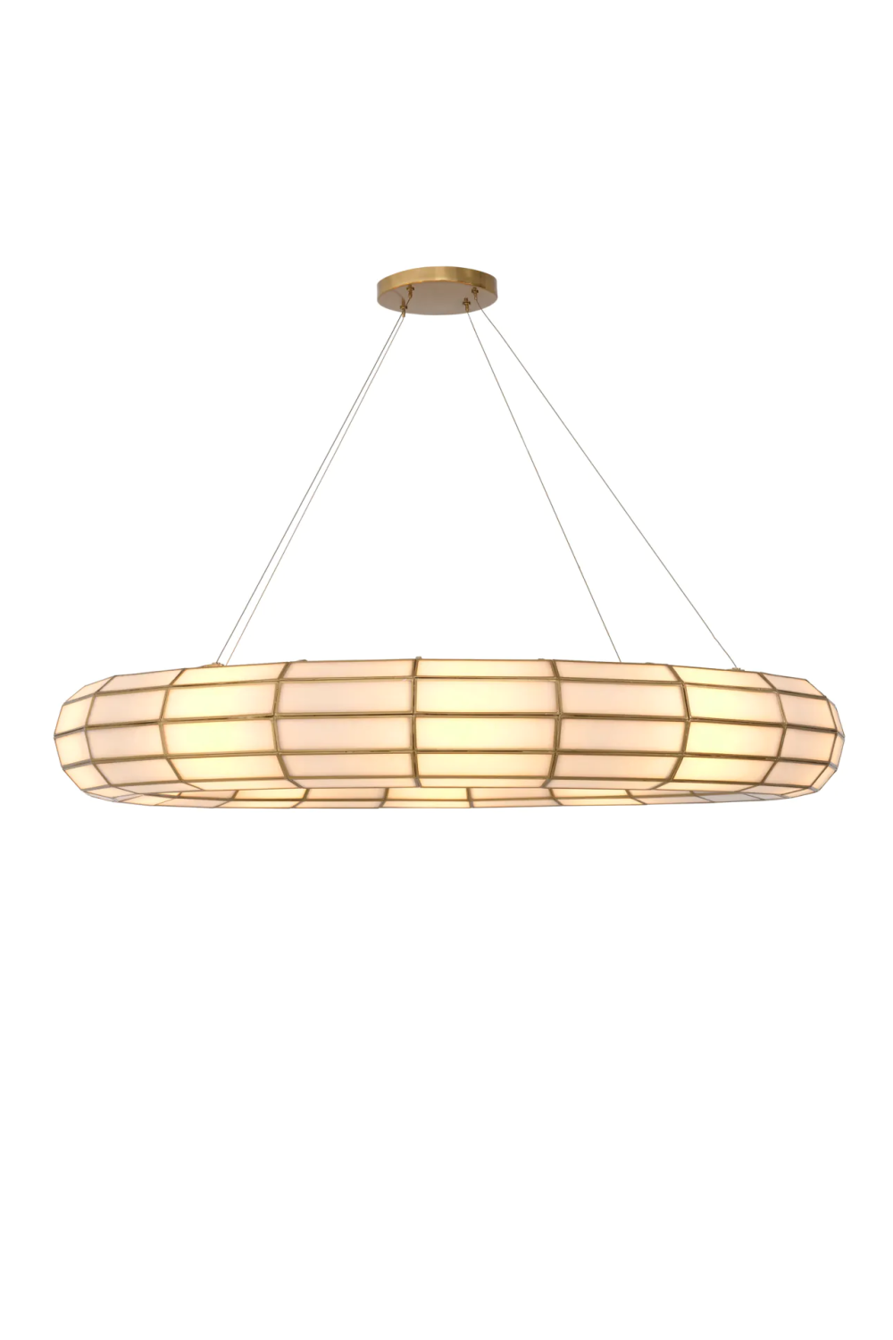 Glass Panels Round Chandelier | Eichholtz Ronco
