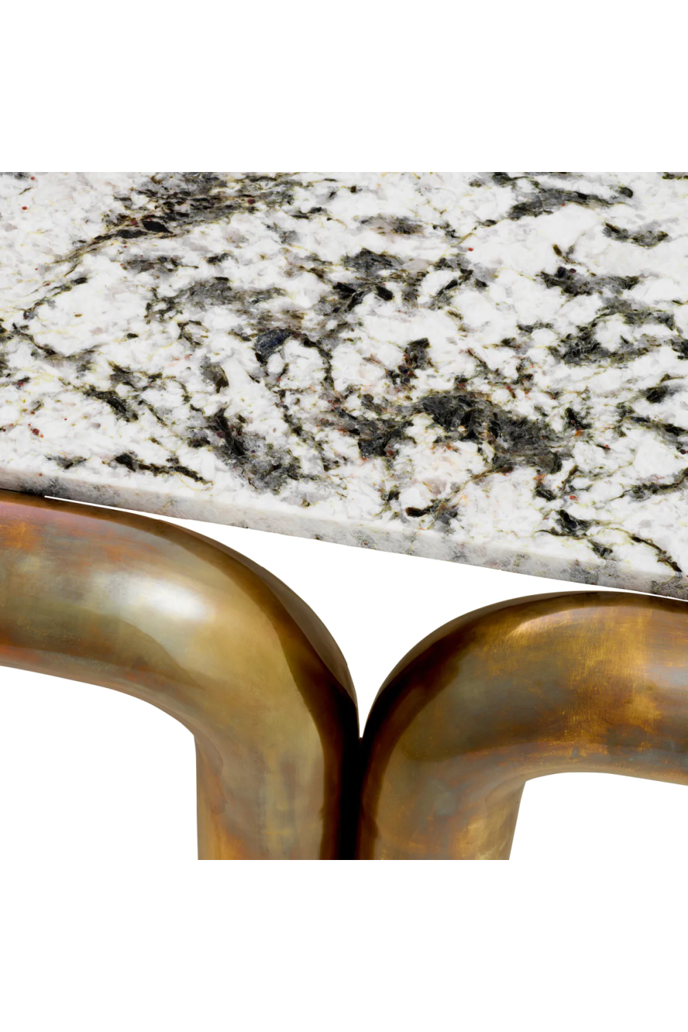 Vintage Brass Leg Coffee Table | Eichholtz Sunwood | Oroa.com