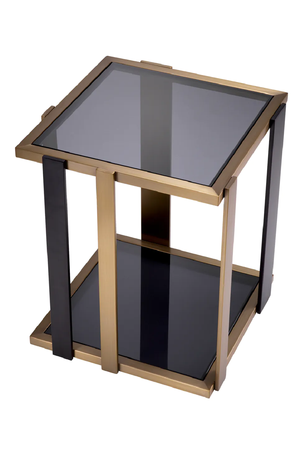 Black Glass Side Table | Eichholtz Clio | Oroa.com