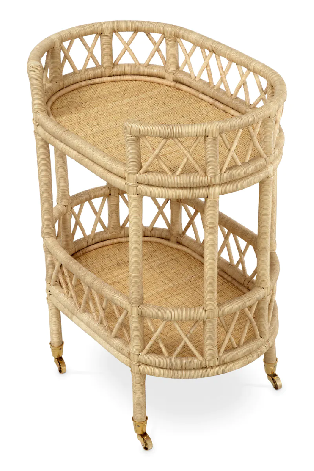 Natural Rattan Trolley | Eichholtz Dorini | Oroa.com