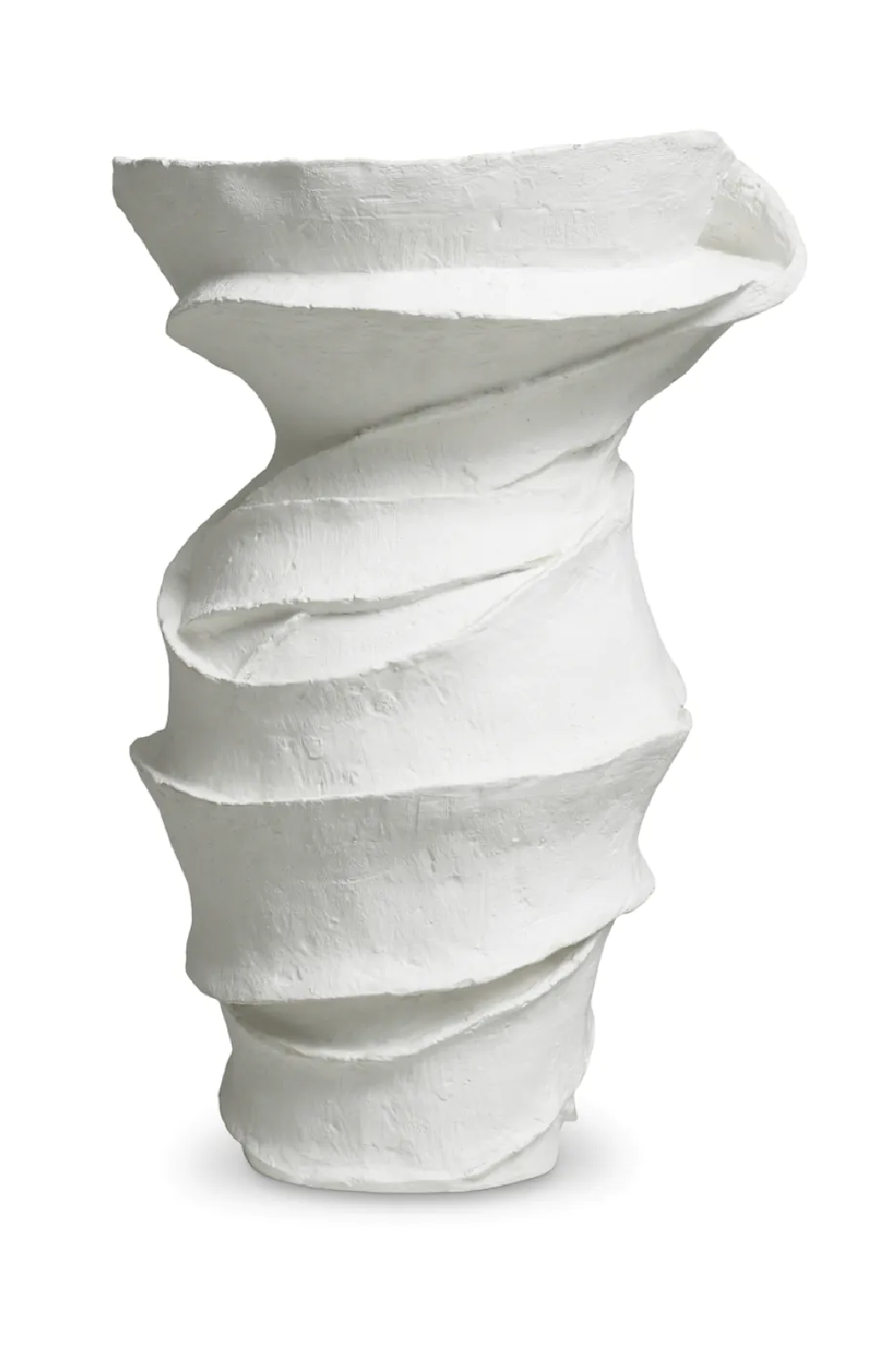 Twisted White Fiberglass Planter | Eichholtz Hortaena | Oroa.com