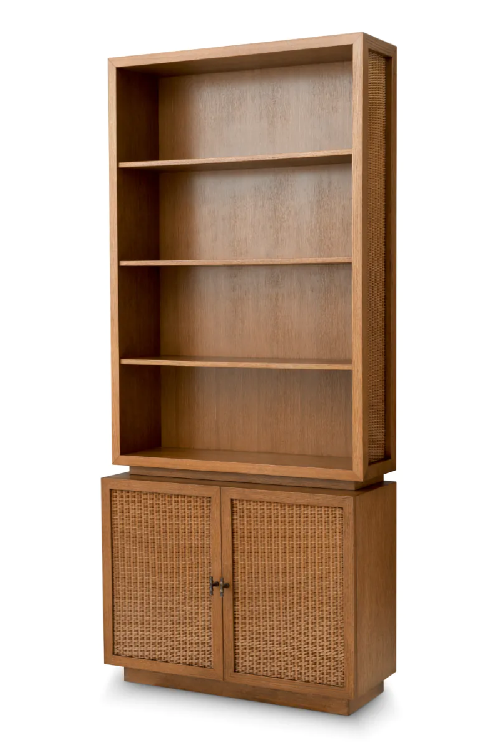 Rattan Door Oak Cabinet | Eichholtz Borchard | Oroa.com