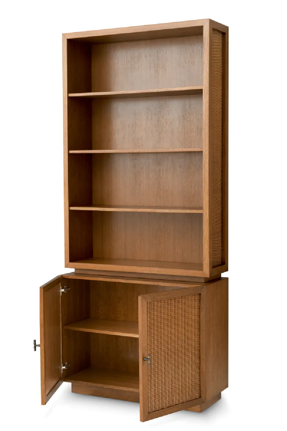 Rattan Door Oak Cabinet | Eichholtz Borchard | Oroa.com