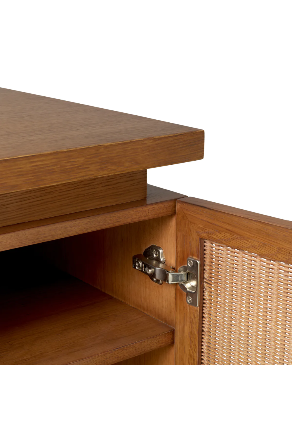 Rattan Door Wooden Desk | Eichholtz Borchard | Oroa.com