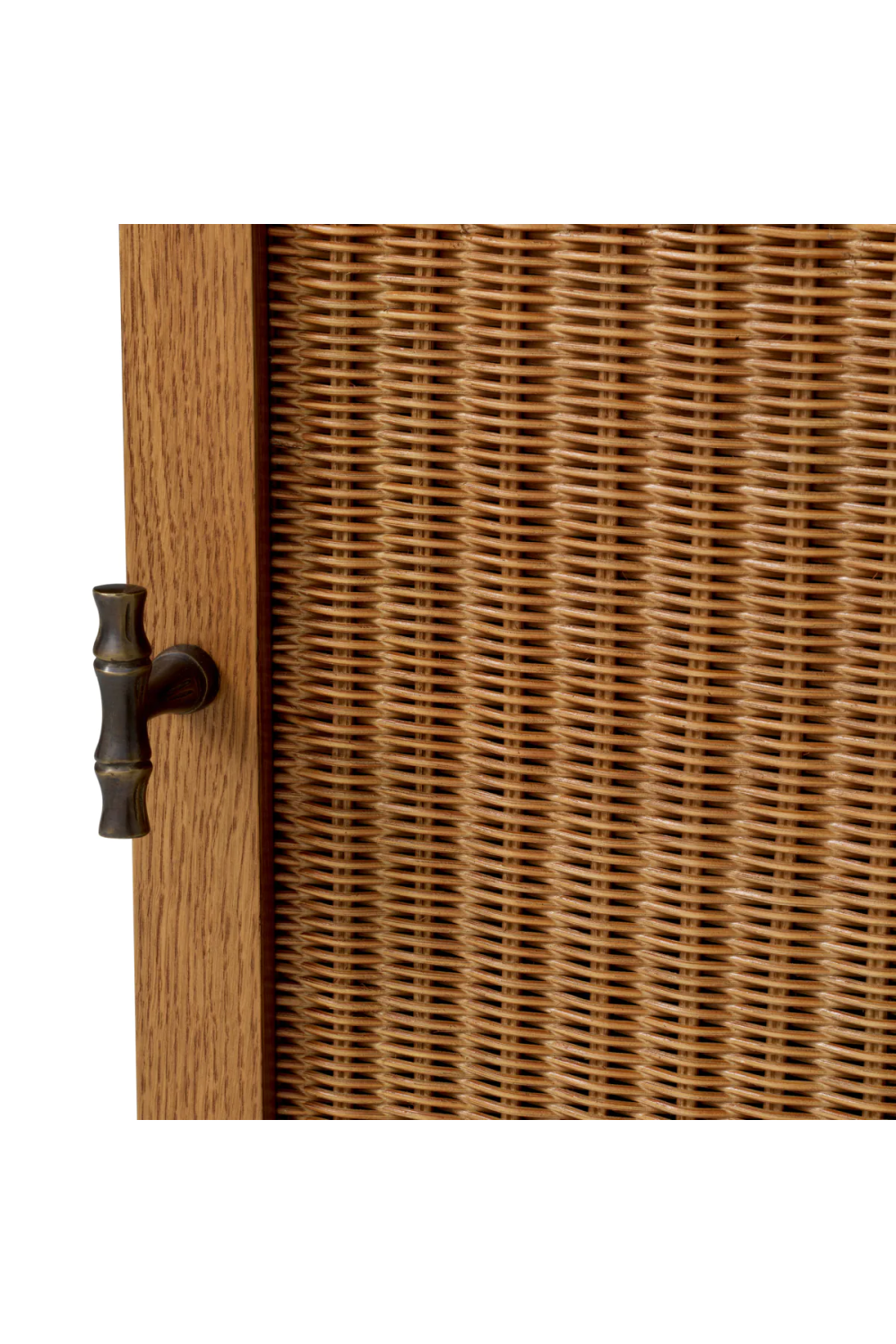 Rattan Door Wooden Desk | Eichholtz Borchard | Oroa.com