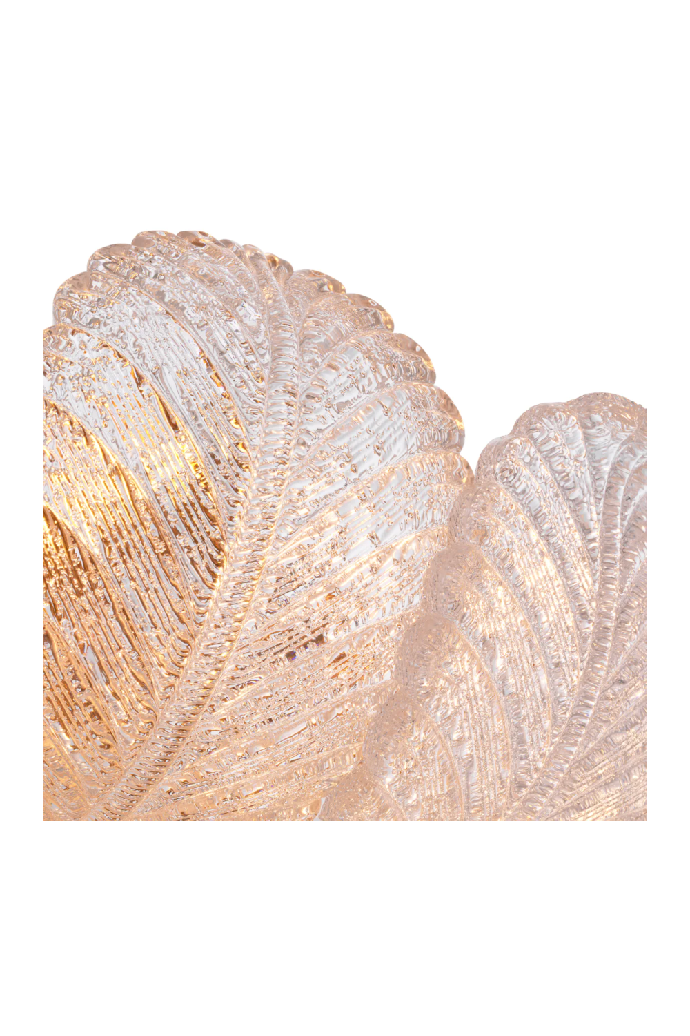 Textured Glass Leaf Chandelier | Eichholtz Cabrillo | Oroatrade.com
