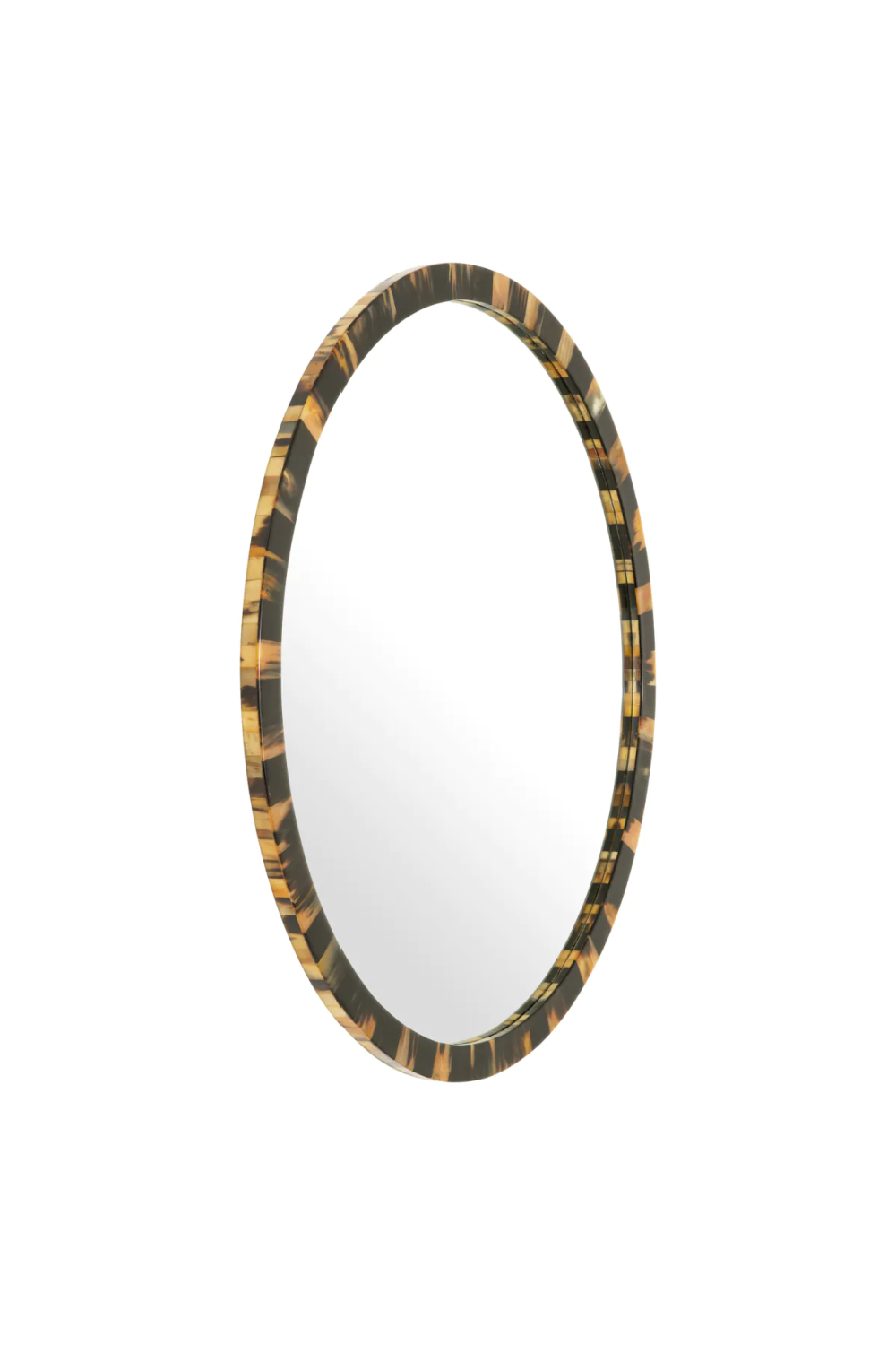 Natural Horn Oval Mirror XL | Eichholtz Saint Jerome | Oroa.com