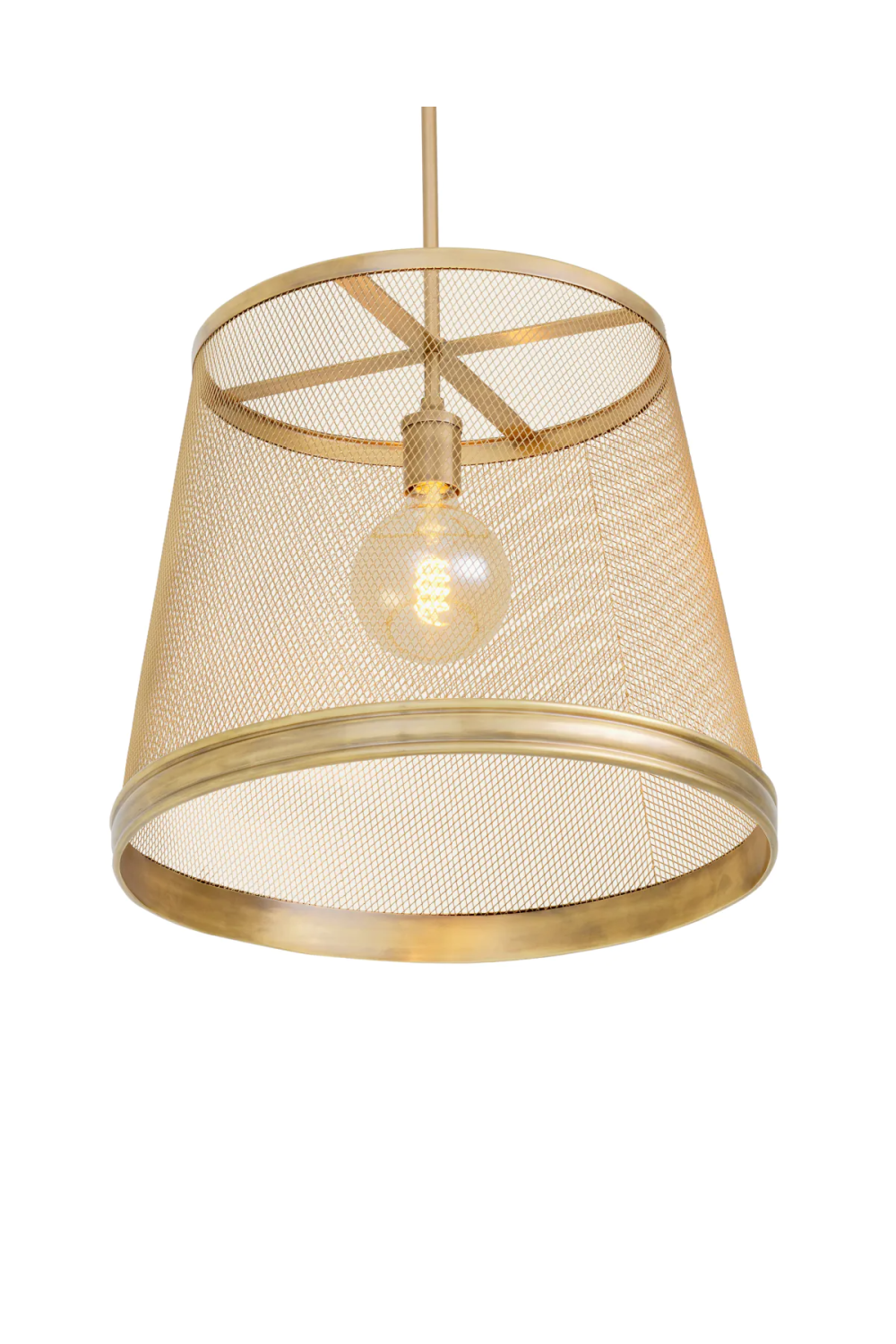 Vintage Brass Mesh Pendant Light | Eichholtz Colindale | Oroa.com