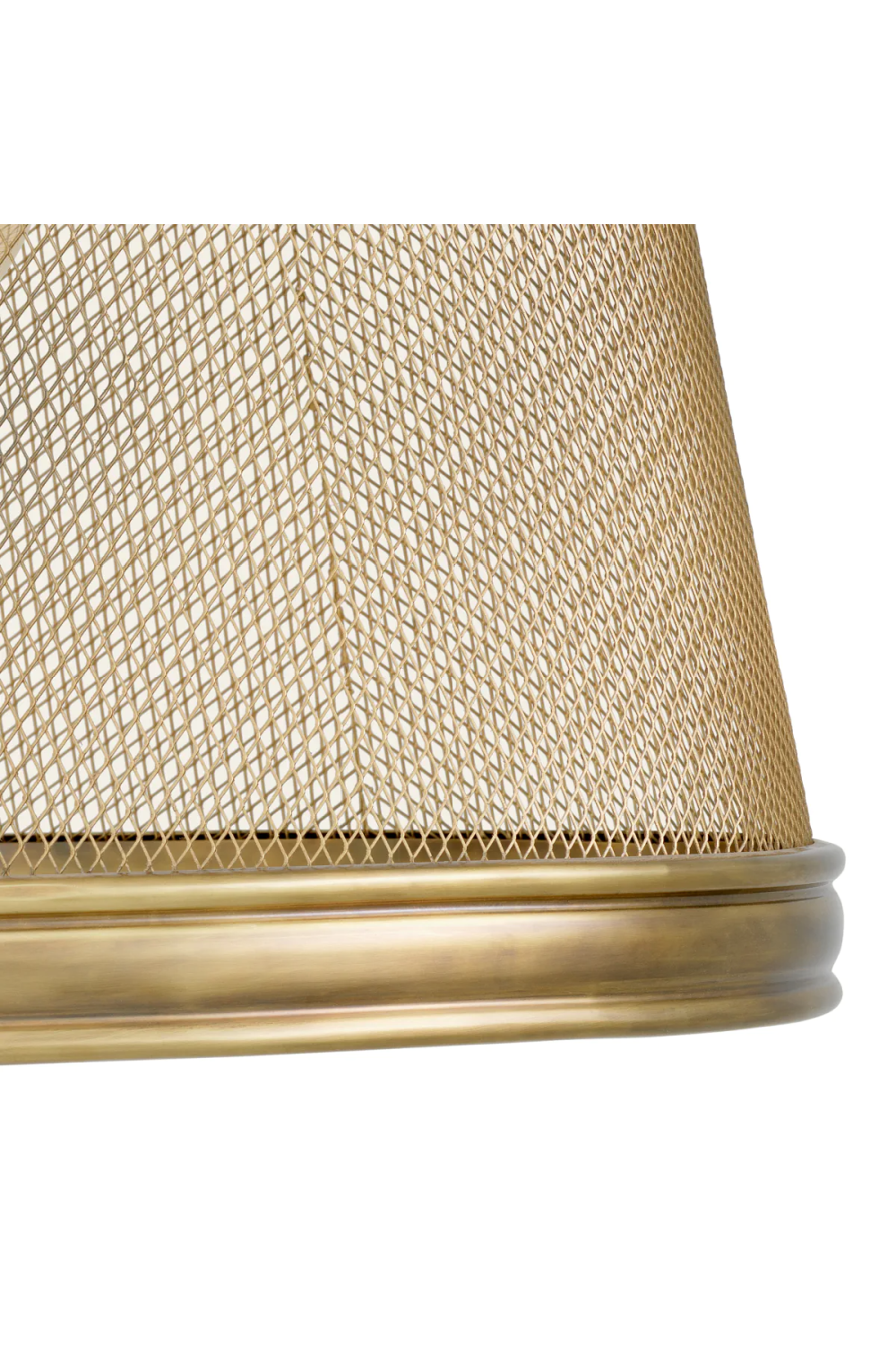 Vintage Brass Mesh Pendant Light | Eichholtz Colindale | Oroa.com