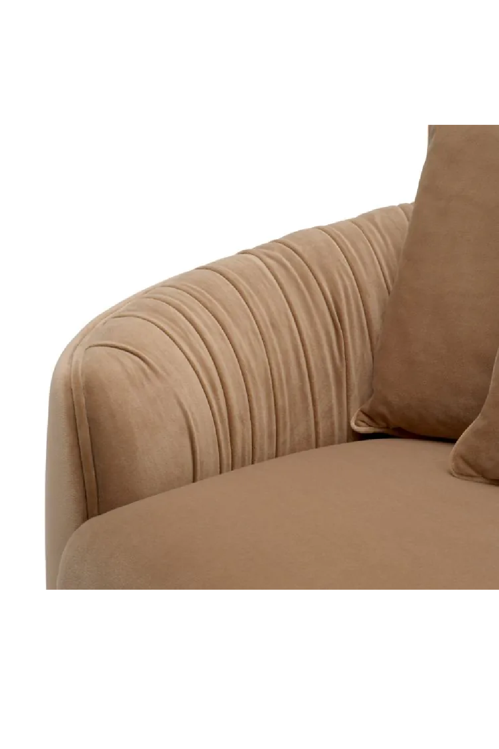 Brown Pleated Sofa | Eichholtz Jameson | Oroa.com
