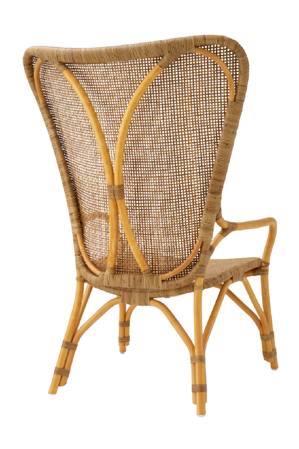 High-Back Rattan Lounge Chair | Eichholtz Colony | Oroa.com