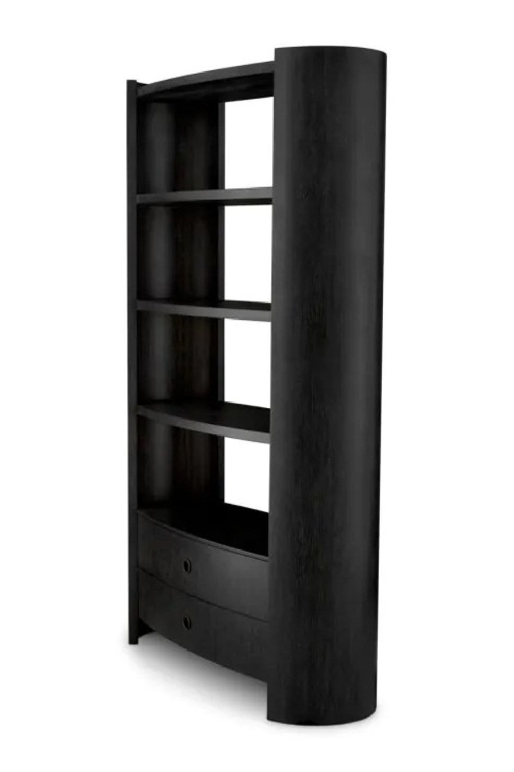 Black Oak 2-Drawer Shelf Cabinet | Eichholtz Splendora | Oroa.com
