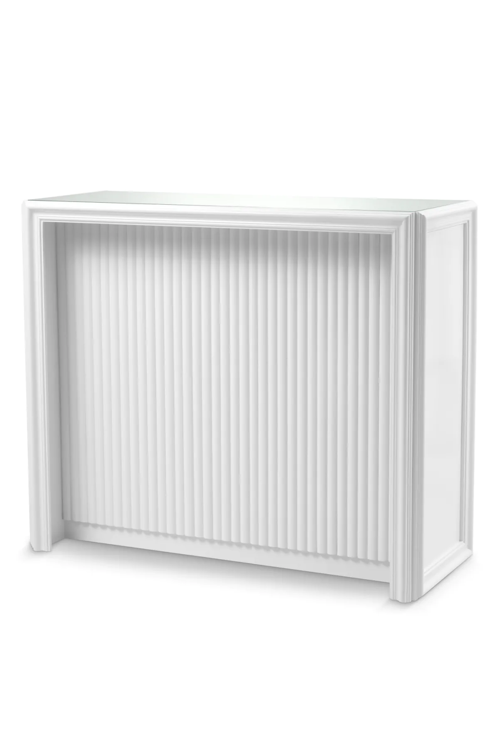 White Ribbed Bar Cabinet | Eichholtz Roland | Oroa.com