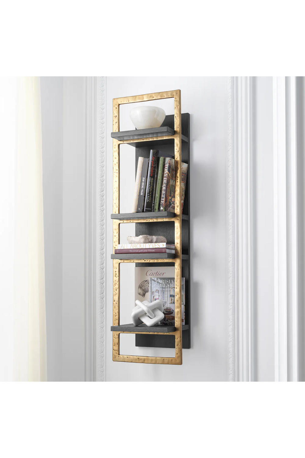 Brushed Brass Framed Wall Cabinet | Oroa.com