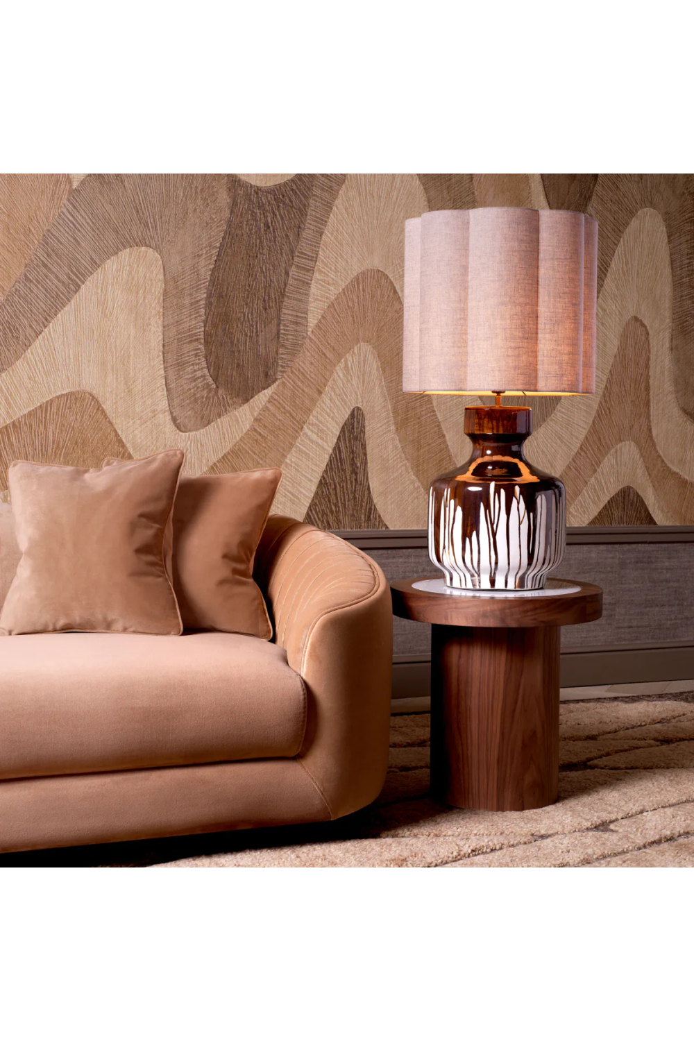 Marble Round Side Table | Eichholtz Presedio | Oroa.com