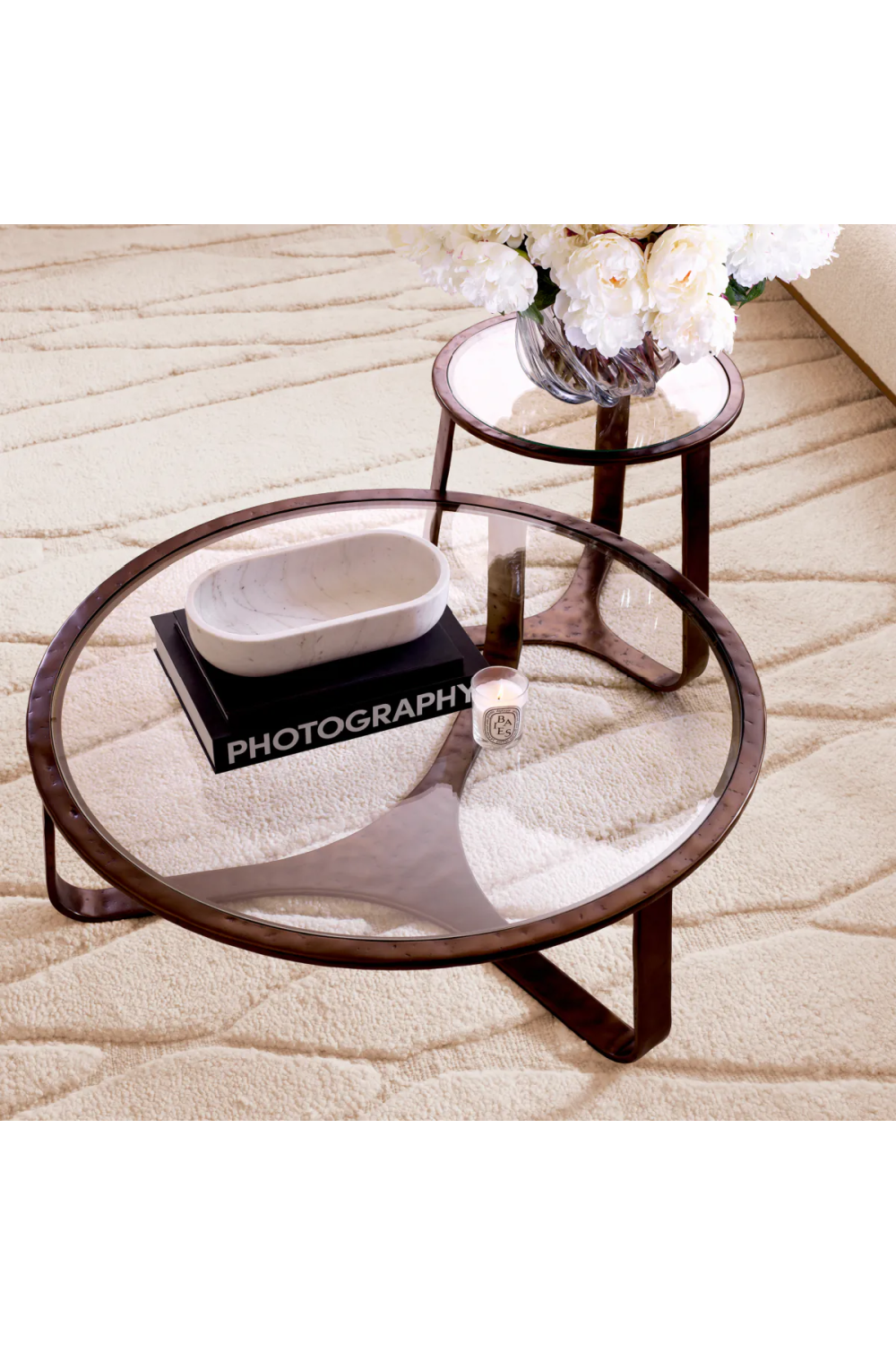 Aluminum Round Coffee Table | Eichholtz Cambronne | Oroa.com