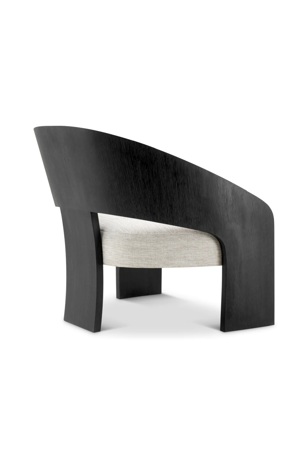 Dark Gray Oak Lounge Chair | Oroa.com