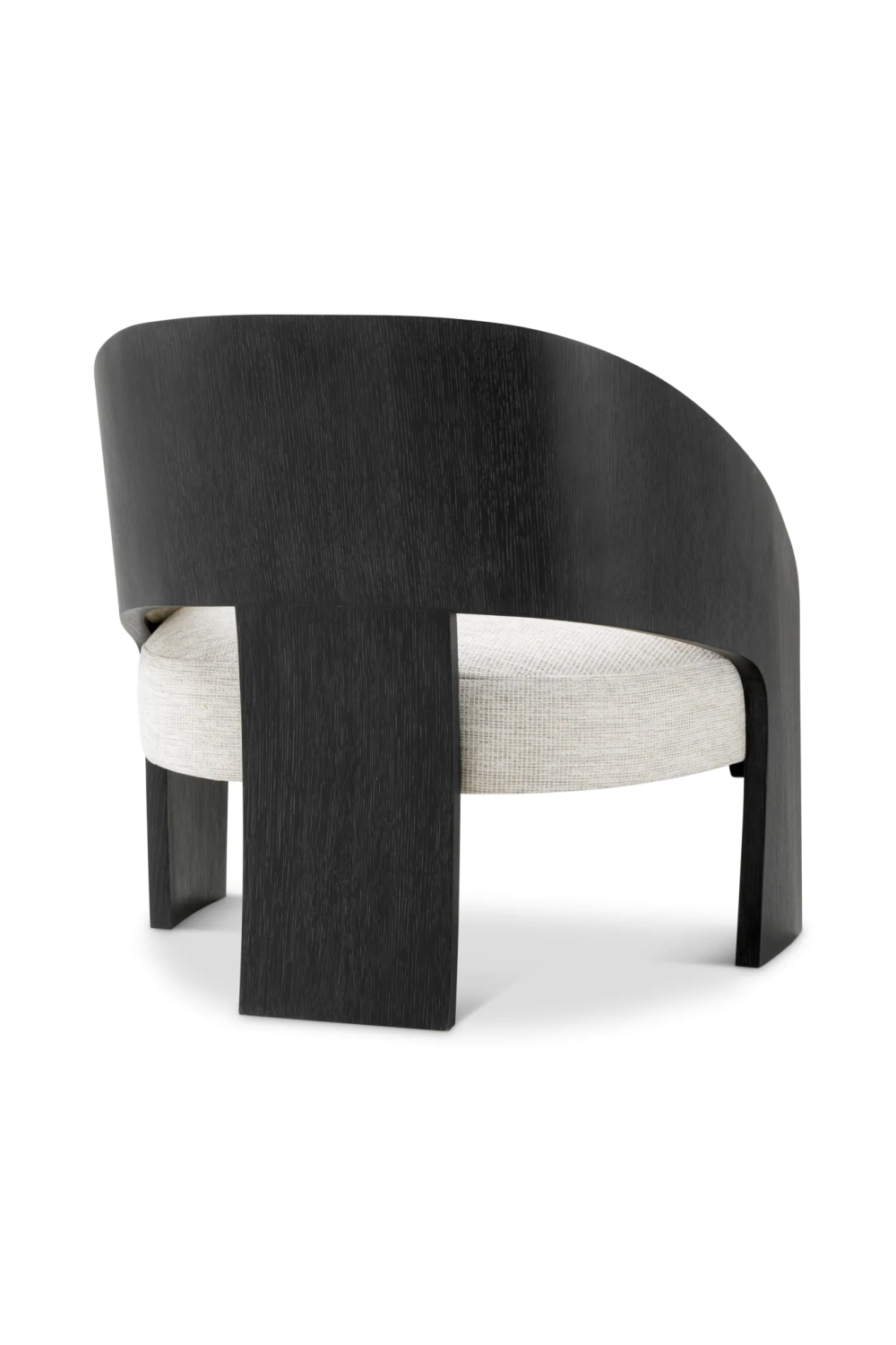 Dark Gray Oak Lounge Chair | Oroa.com