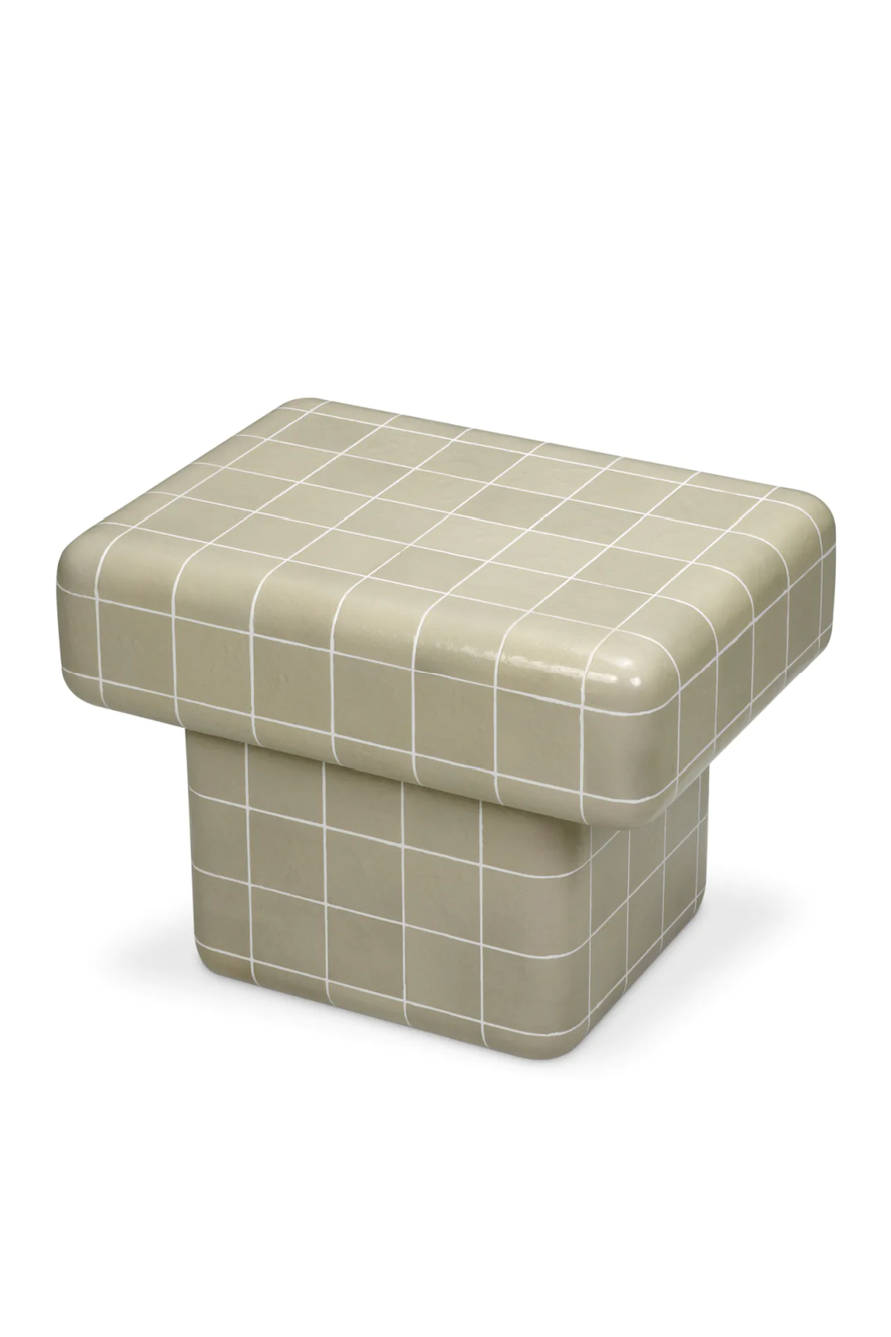 Gray Glazed Outdoor Side Table | Eichholtz Mateo | Oroa.com
