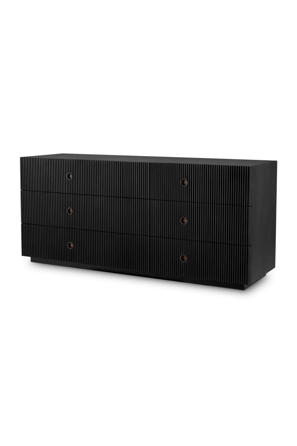 Ribbed Wood 6-Drawer Chest | Eichholtz Dimitrios | Oroa.com