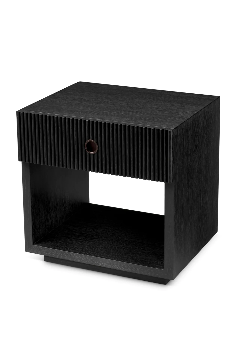 Ribbed Wood 1-Drawer Nightstand | Eichholtz Dimitrios | Oroa.com