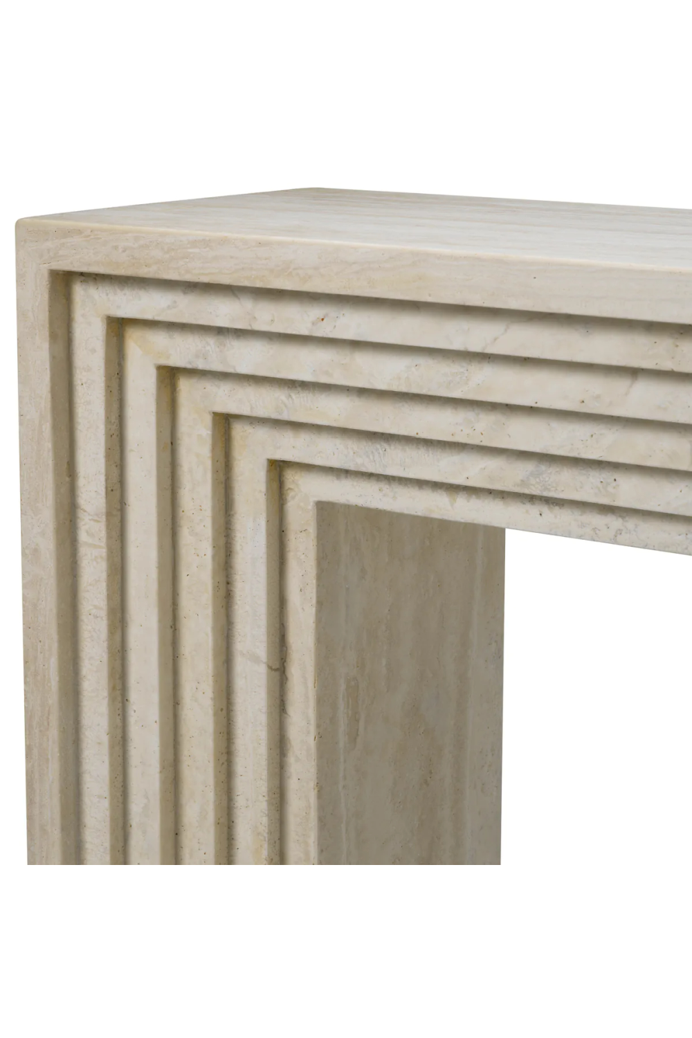 Tiered Travertine Console Table | Eichholtz Tarrington | Oroa.com