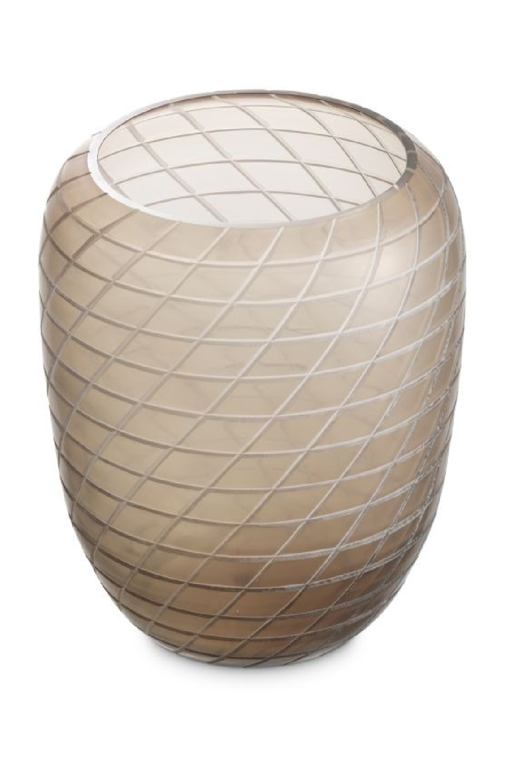 Handcut Patterned Glass Vase | Eichholtz Tarano | Oroa.com
