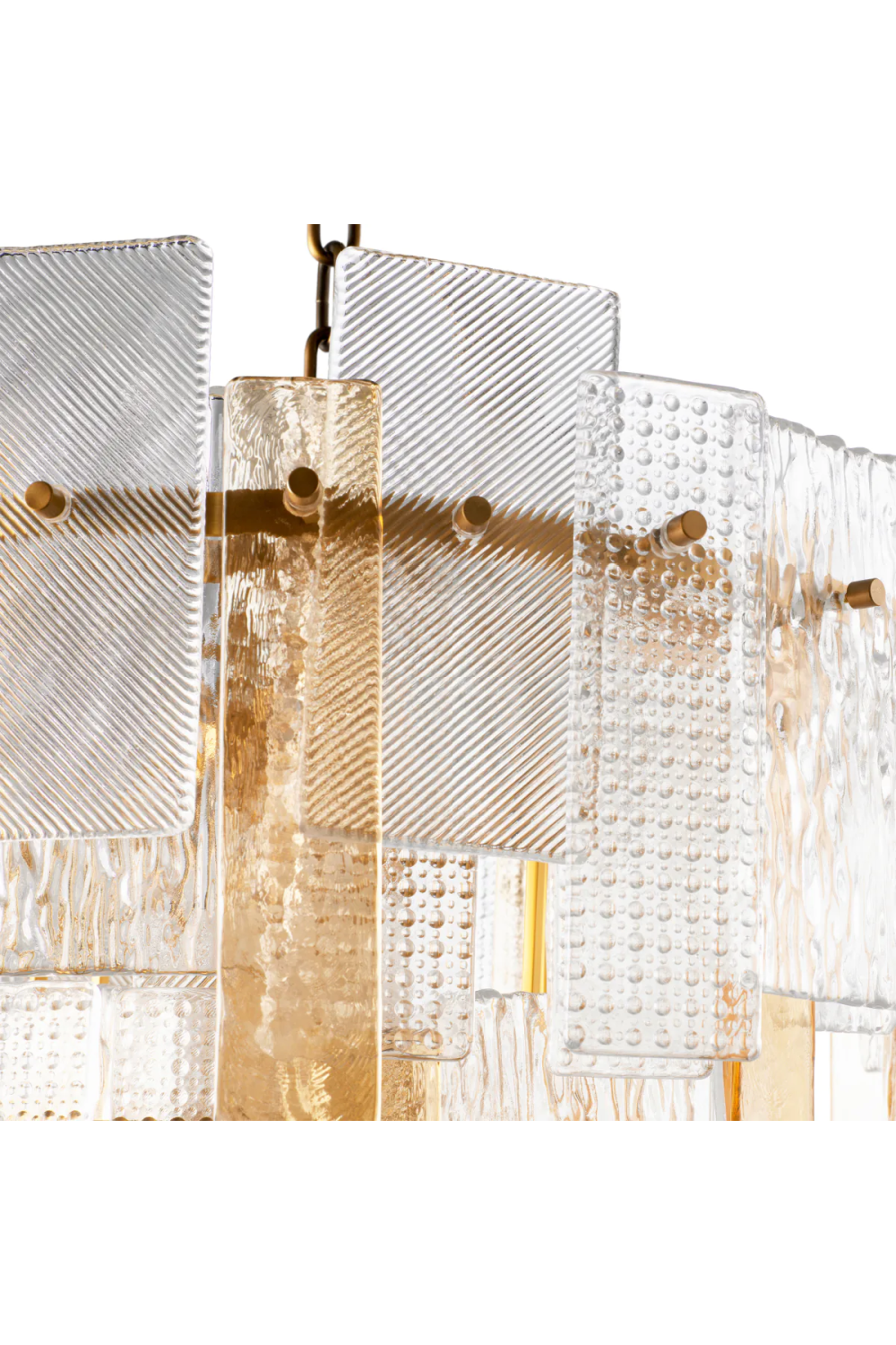 Textured Glass Chandelier | Eichholtz Cassiano | Oroa.com