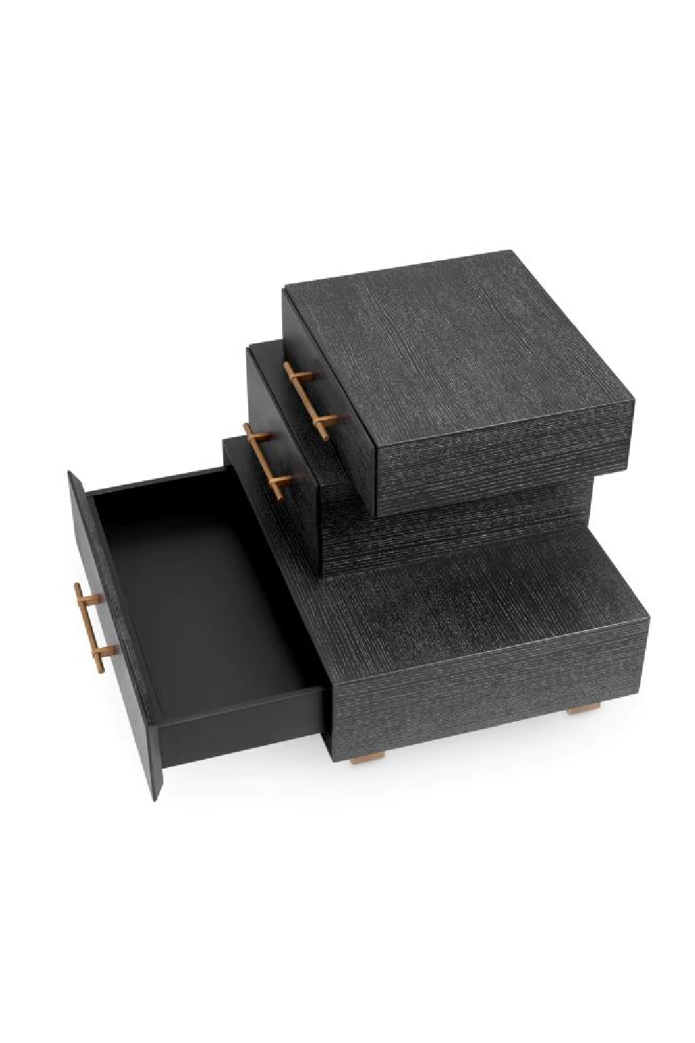 Black Oak 3-Drawer Nightstand | Eichholtz Evendale | Oroa.com