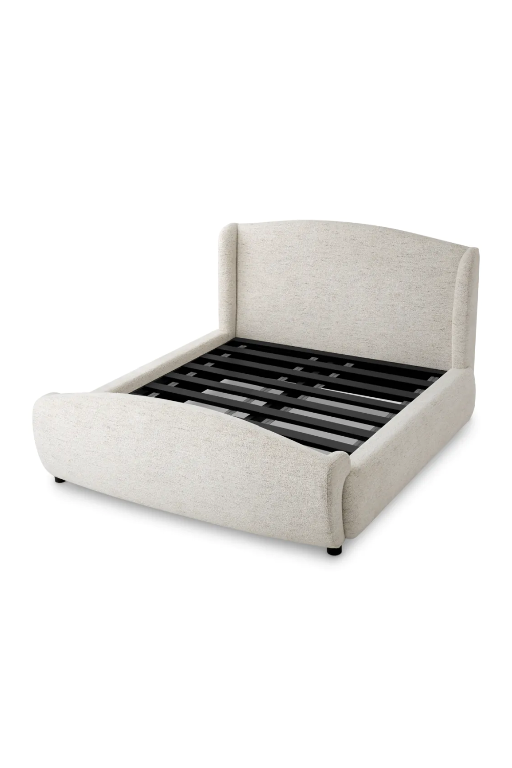 Off-White Upholstered Bed Frame | Eichholtz Mellory | Oroa.com