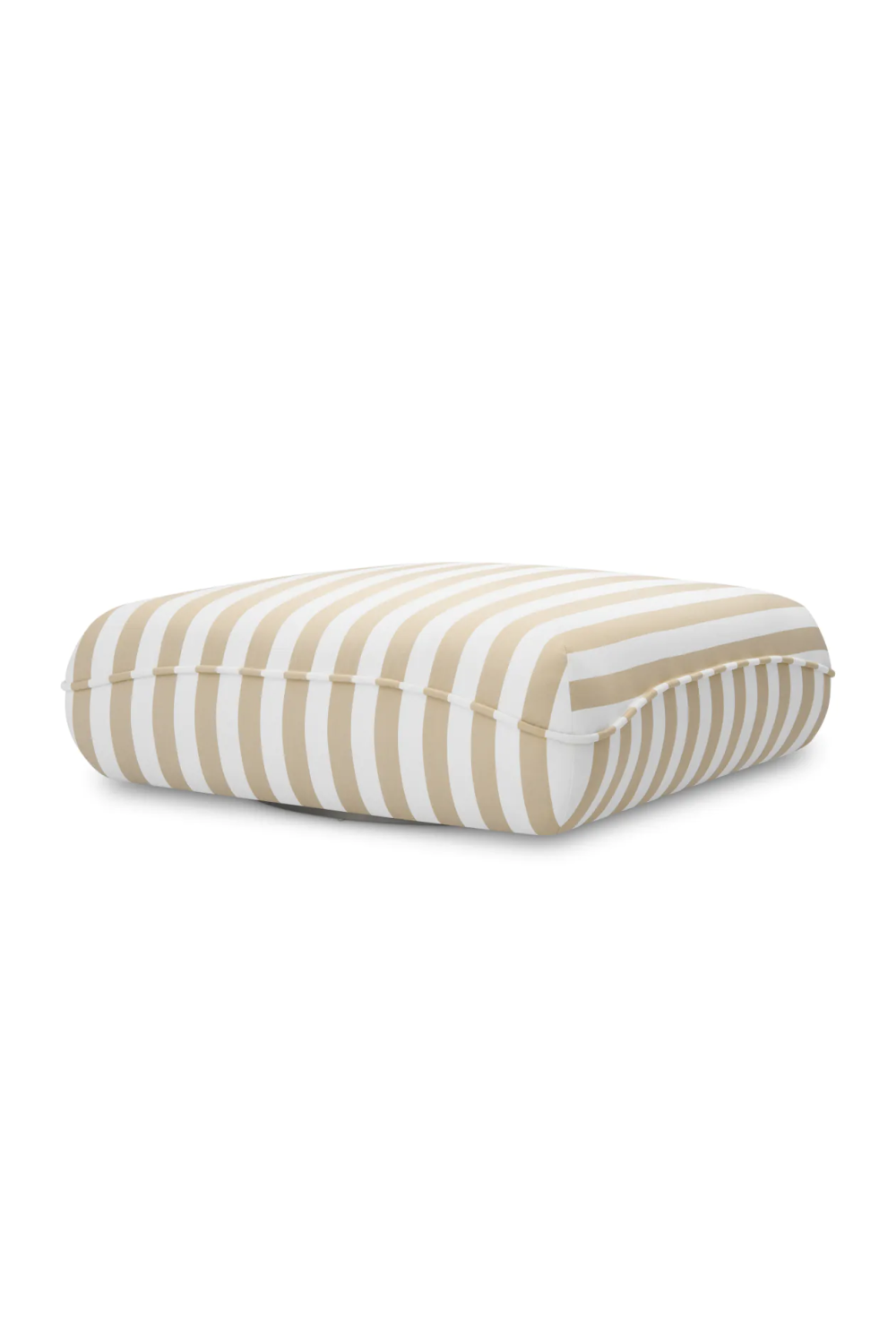 Beige Stripes Outdoor Pouf | Eichholtz Relax | Oroa.com