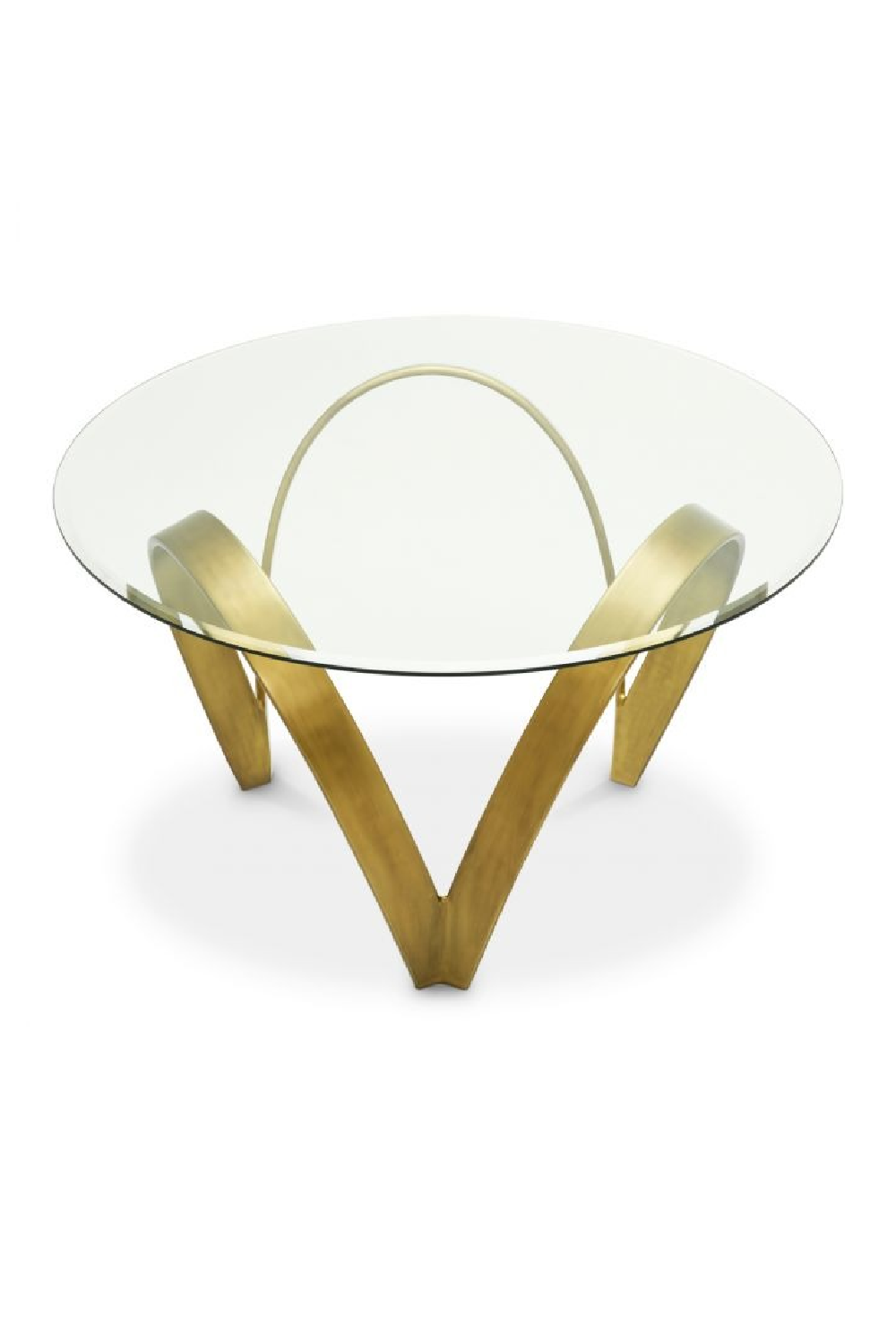 Vintage Brass Base Dining Table | Eichholtz Soquel | Oroa.com