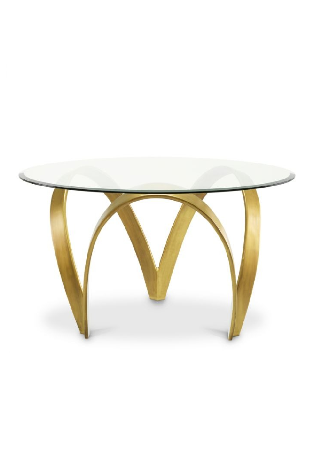 Vintage Brass Base Dining Table | Eichholtz Soquel | Oroa.com