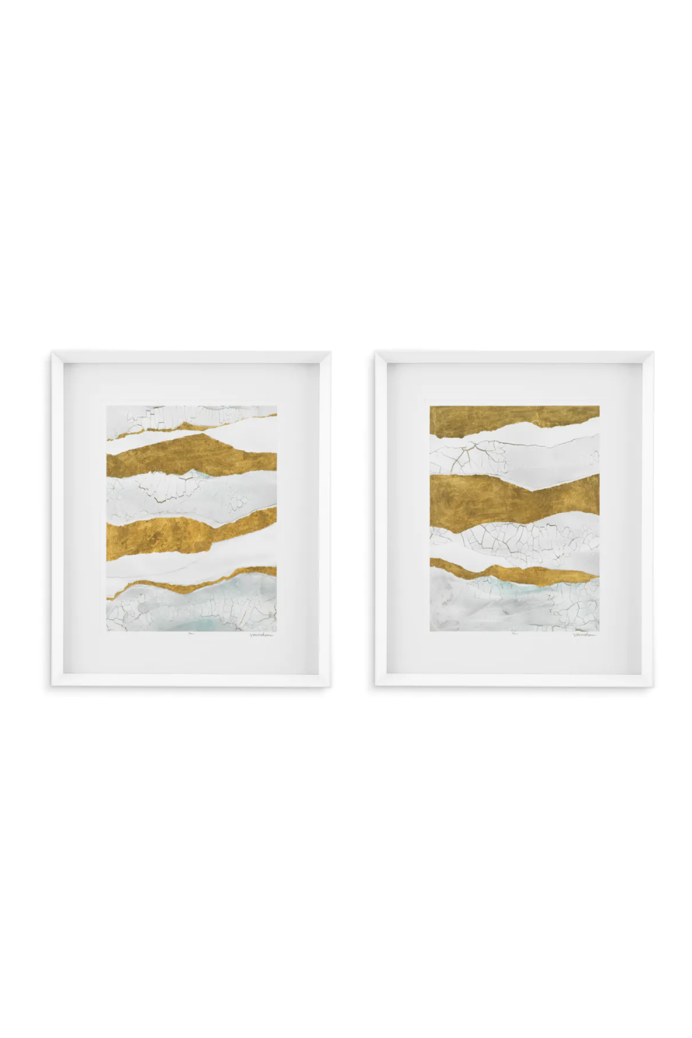 Gold Toned Art Print Set (2) | Eichholtz Rift Valley | Oroa.com