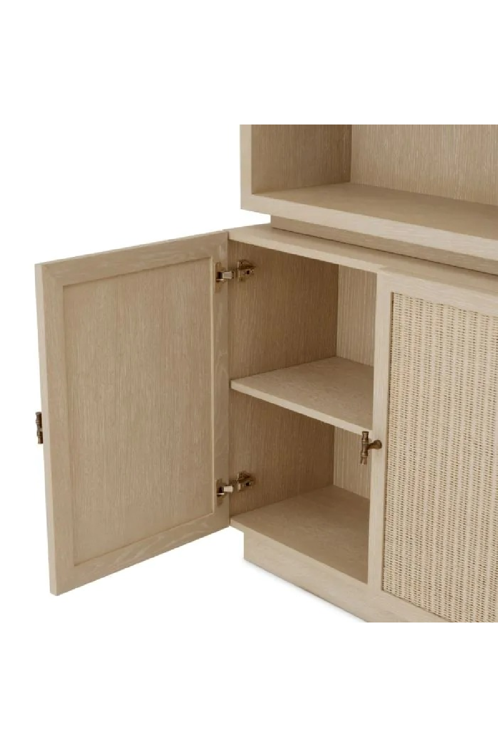 Rattan Door Oak Cabinet | Eichholtz Borchard | Oroa.com