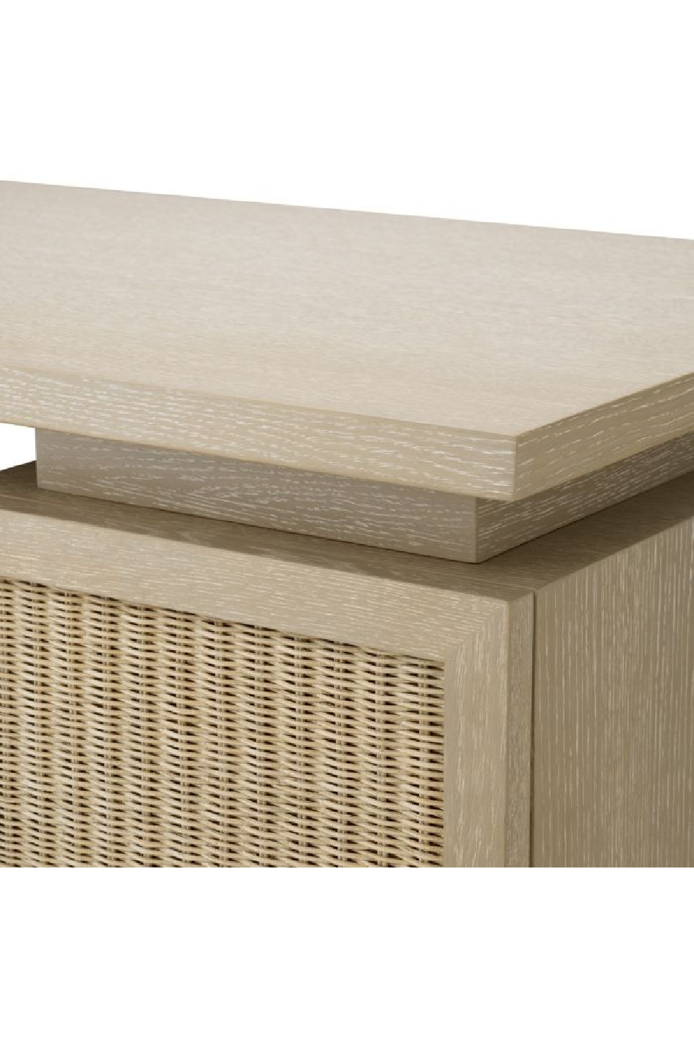 Rattan Door Wooden Desk | Eichholtz Borchard | Oroa.com