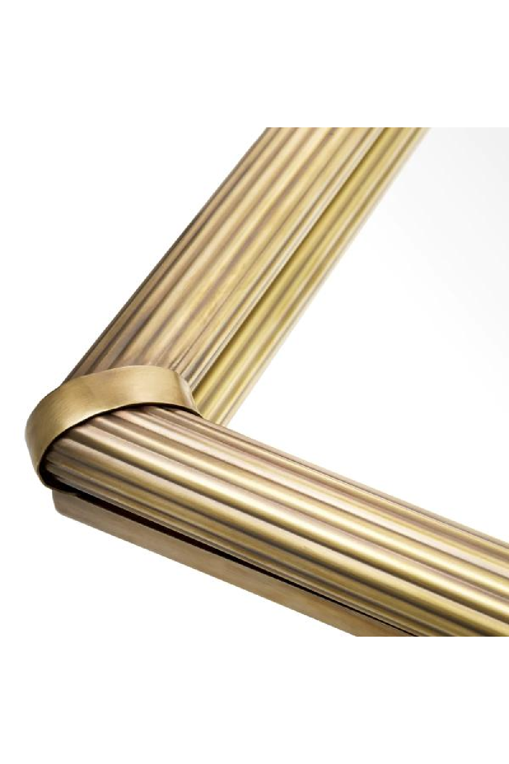 Ribbed Vintage Brass Tray | Eichholtz Lenora | Oroa.com