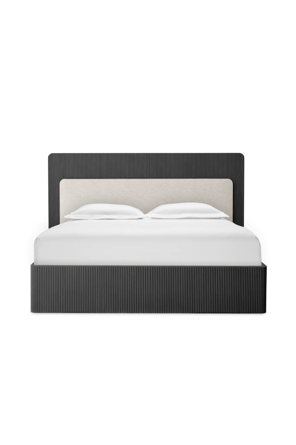 Ribbed Oak King Bed | Eichholtz Dimitrios | Oroa.com