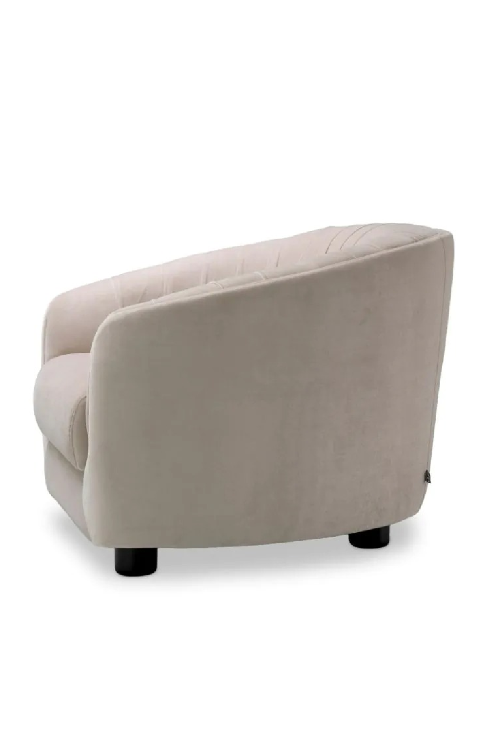 Brown Pleated Lounge Chair | Eichholtz Jameson | Oroa.com