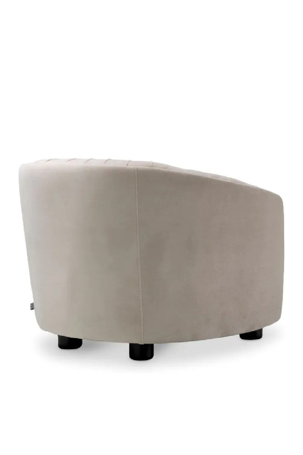 Brown Pleated Lounge Chair | Eichholtz Jameson | Oroa.com