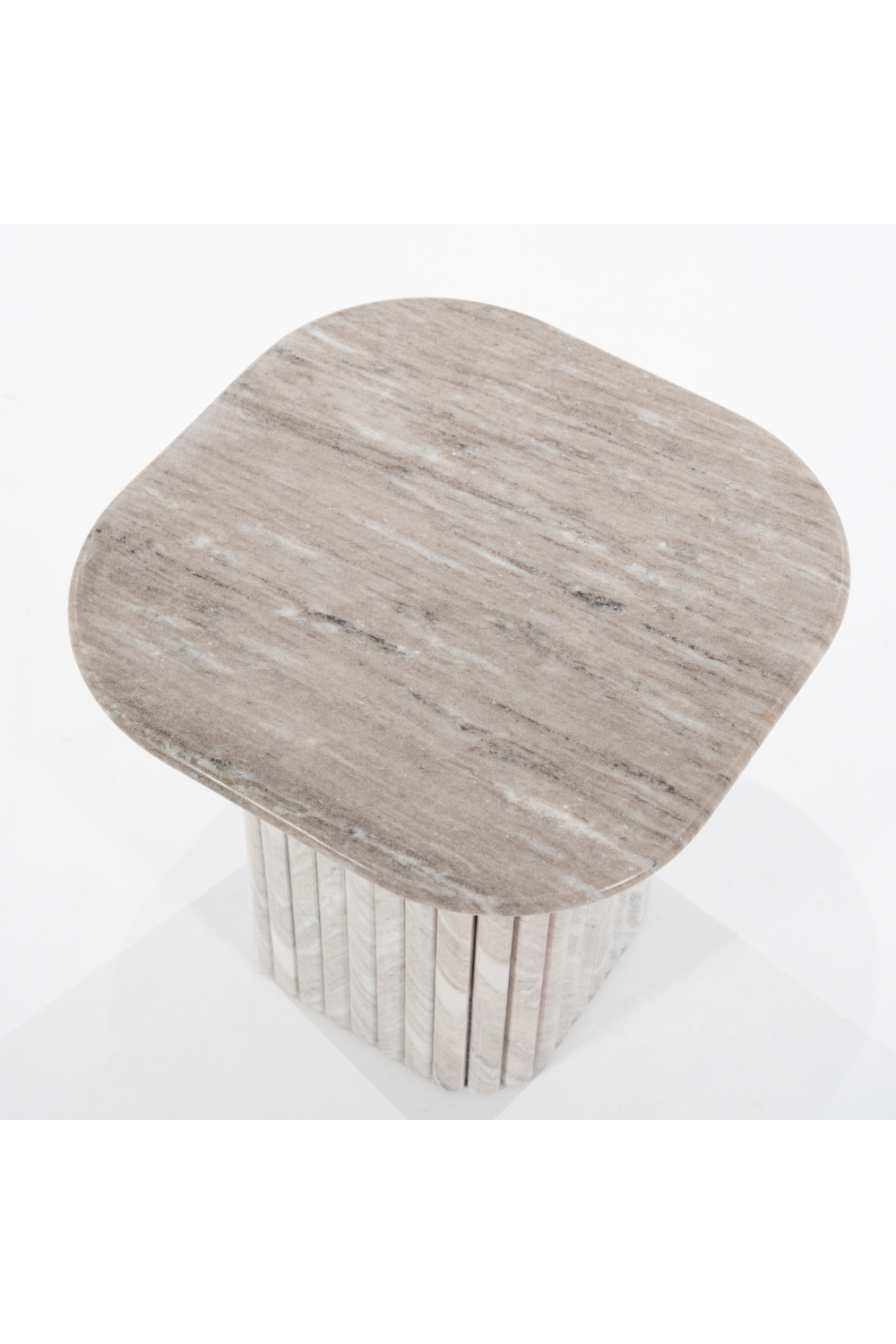 Gray Marble Side Table | By-Boo Dorique | OROA.com