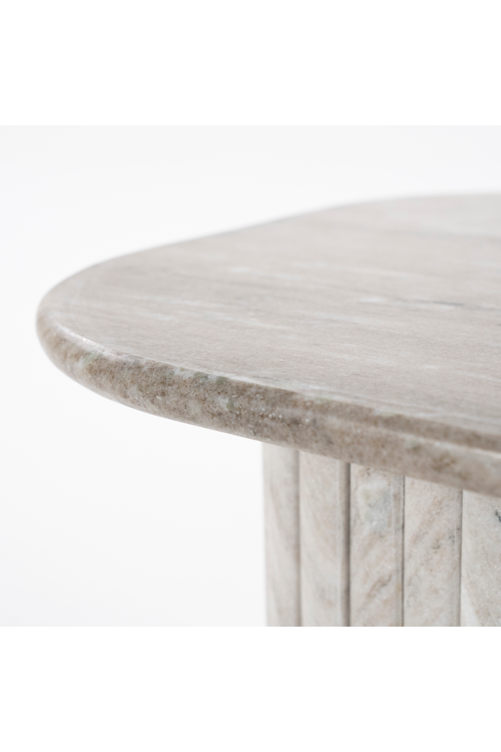Gray Marble Side Table | By-Boo Dorique | OROA.com