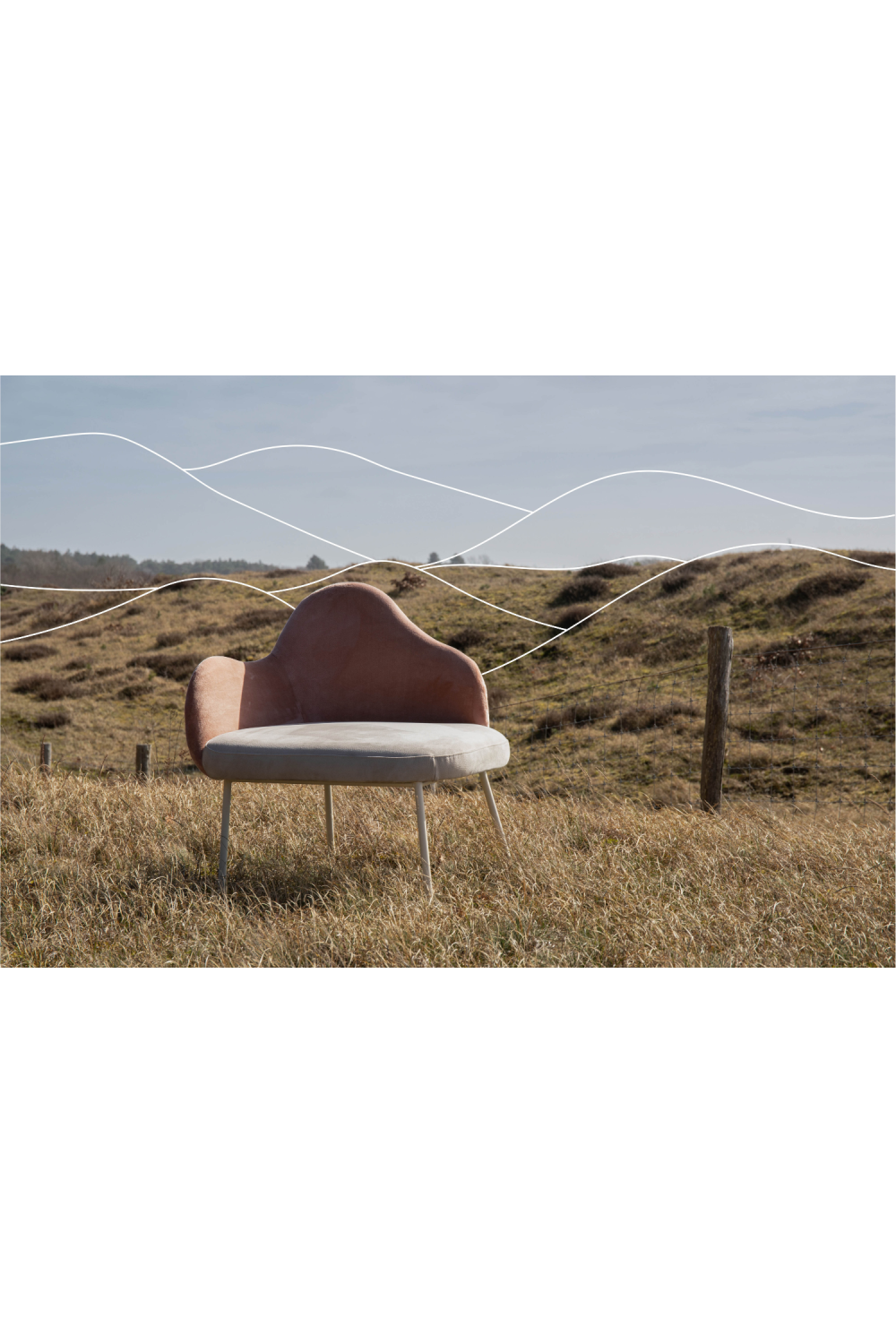 Pink Modern Lounge Chair | Oroa.com