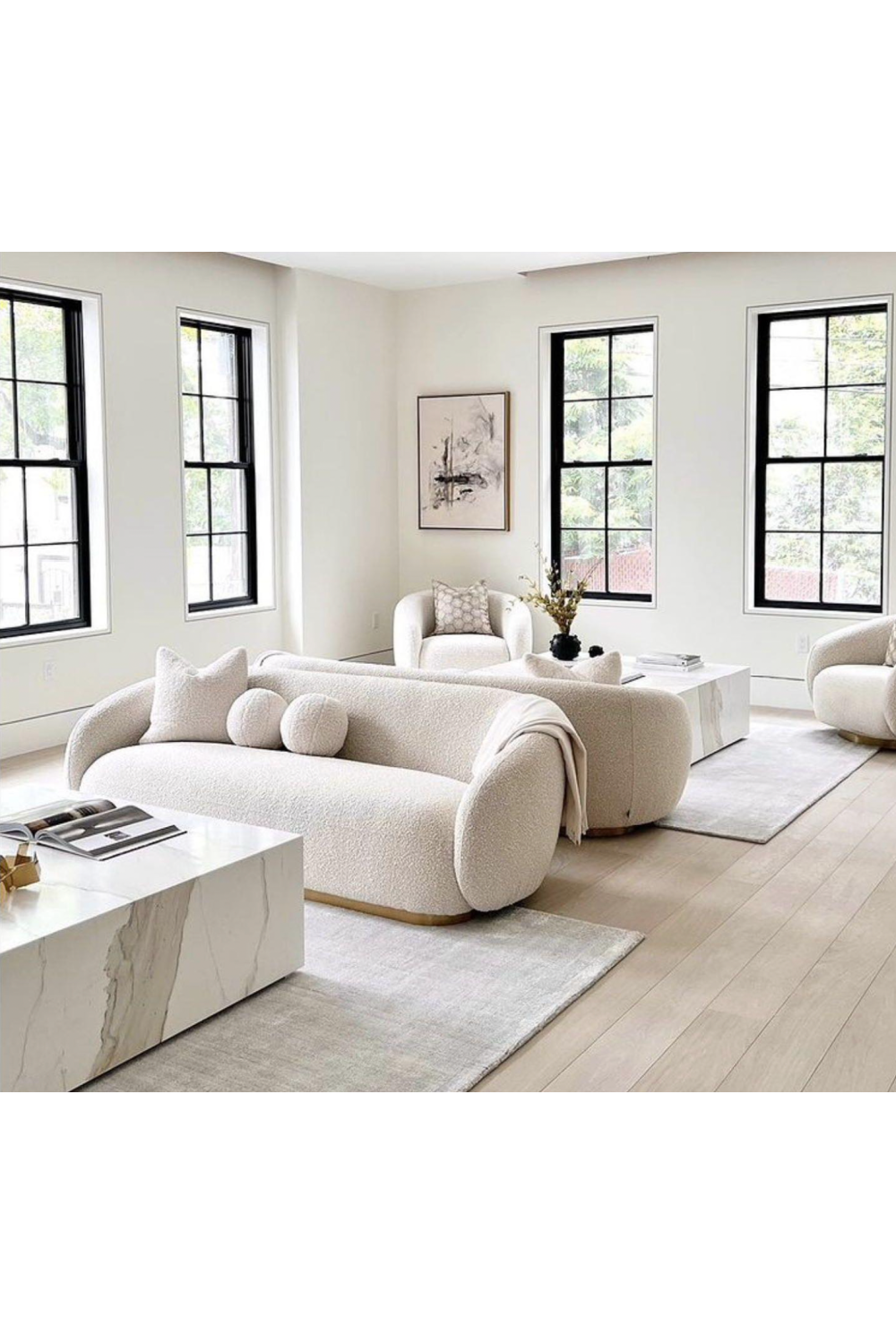 Brushed Brass Base Sofa | Eichholtz Brice | Oroa.com